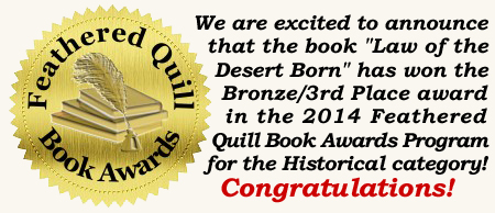Bronze Prize Winner Feathered Quill Award 2014