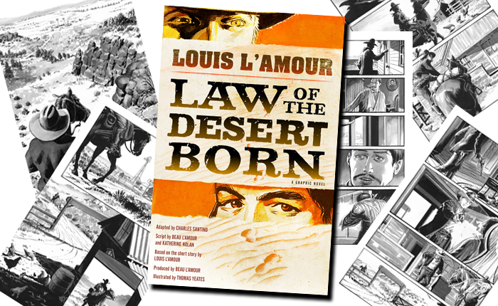 Law of the Desert Born by Louis L'Amour Graphic Novel Comic Book